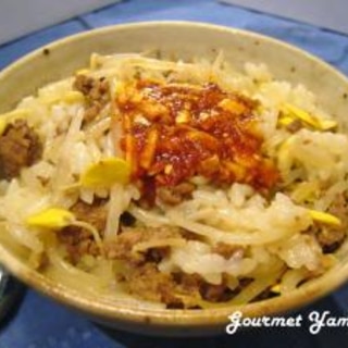 【韓国料理】ヤンニョムジャン＆豆もやしご飯